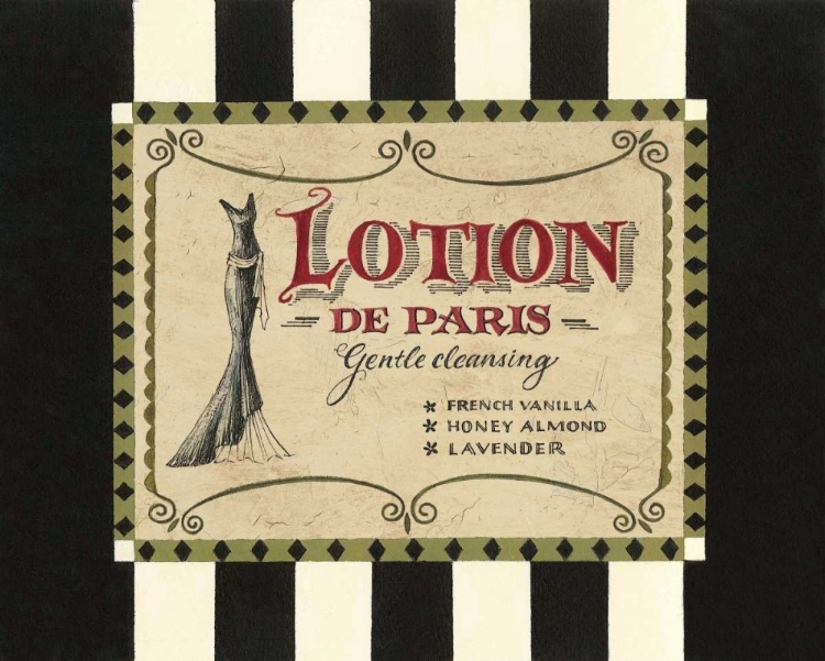 Picture of LOTION LABEL