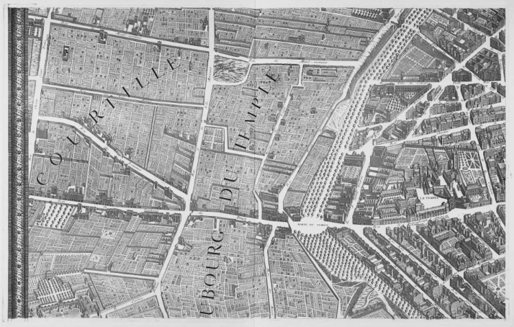 Picture of PARIS 1739 SECTIONAL MAP