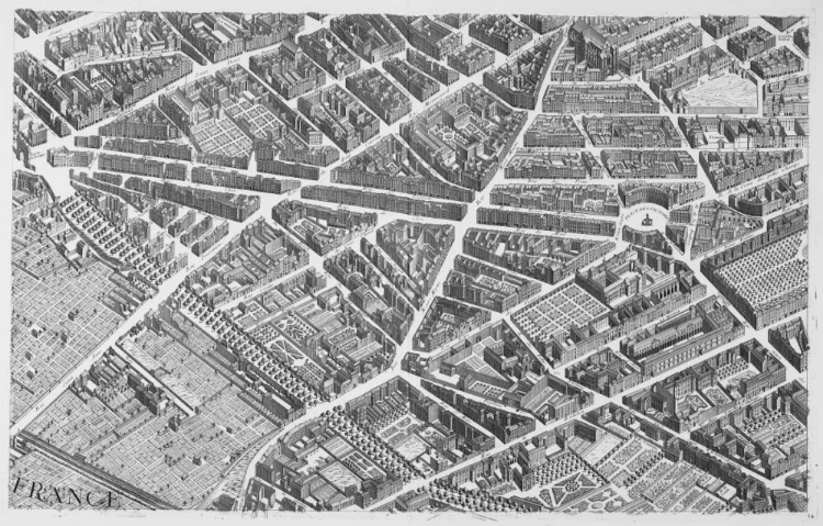 Picture of PARIS 1739 SECTIONAL MAP