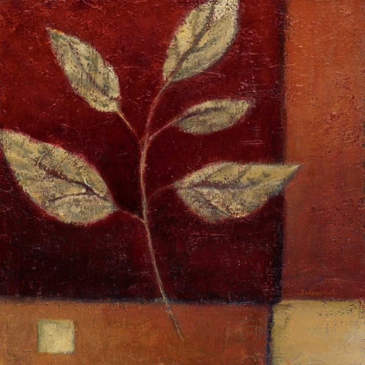 Picture of CRIMSON LEAF STUDY I