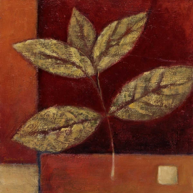 Picture of CRIMSON LEAF STUDY II