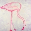 Picture of PINK FLAMINGO SKETCH