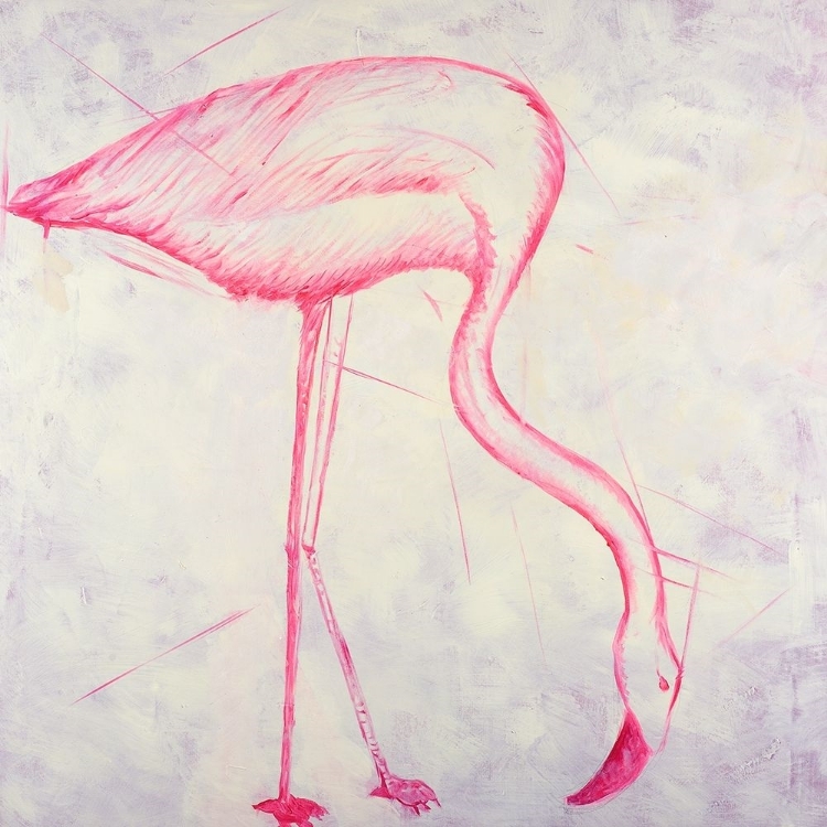 Picture of PINK FLAMINGO SKETCH