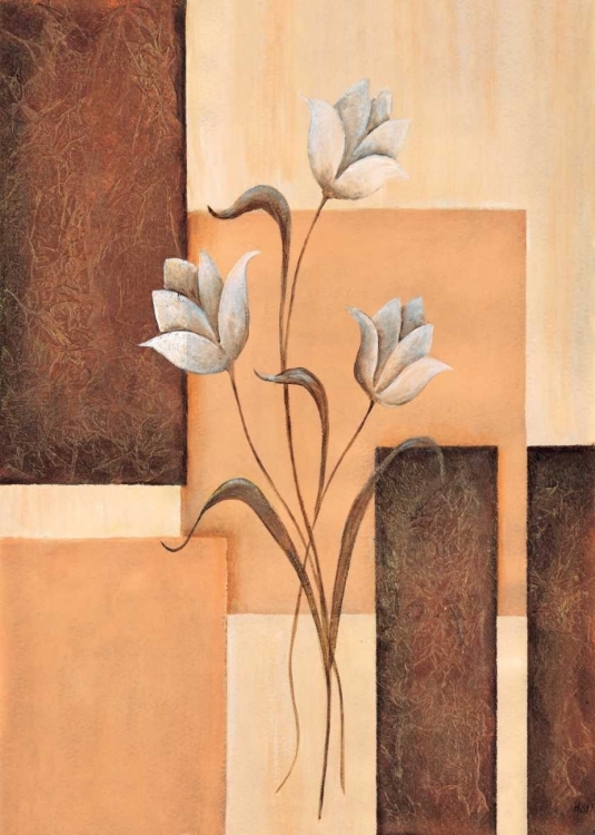 Picture of TULIPS ON BLOCKS II