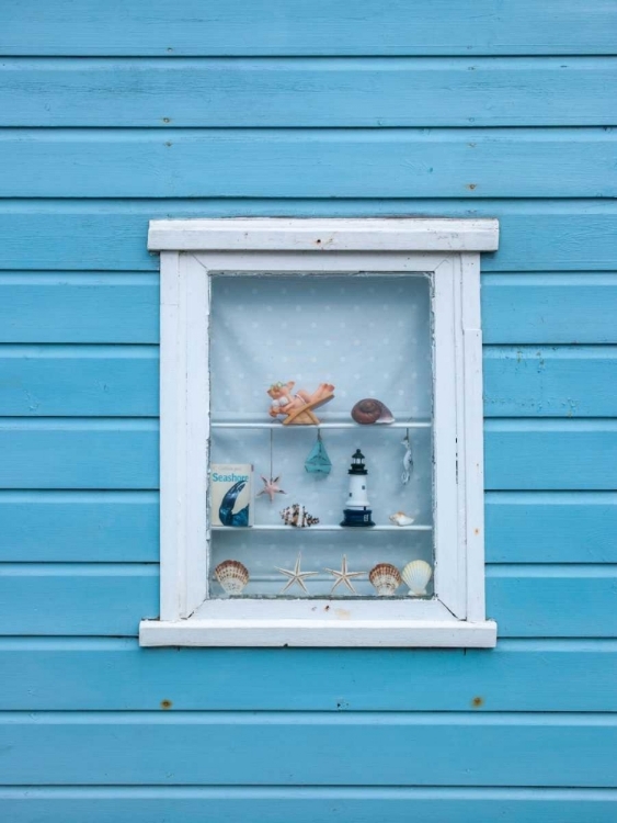 Picture of BEACH HUT CLOSE-UP AGAINST SKY