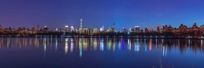 Picture of VIEW OF NEW YORK CITY SKYLINE FROM CENTRAL PARK IN EVENING