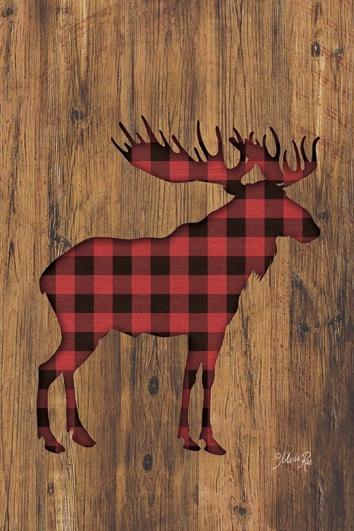 Picture of BUFFALO PLAID MOOSE