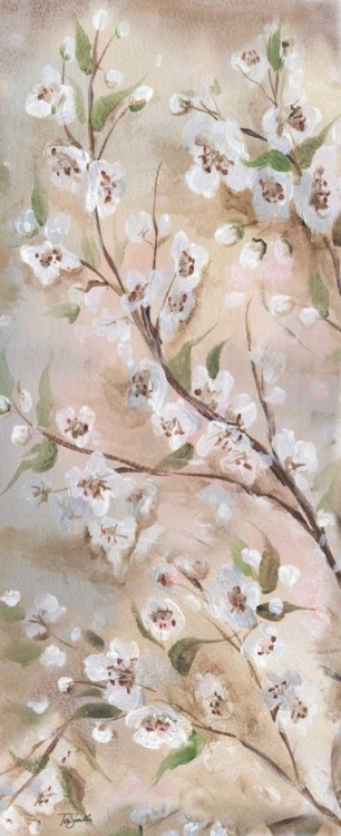 Picture of CHERRY BLOSSOMS TAUPE PANEL I 