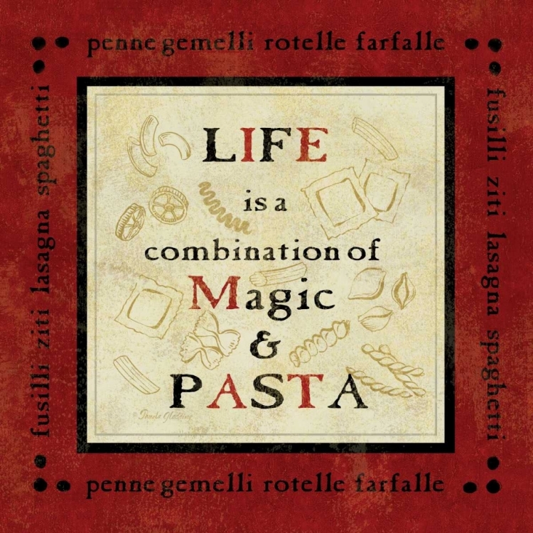 Picture of PASTA SAYINGS I