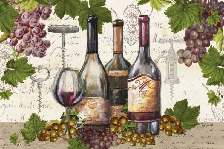 Picture of BOTANICAL WINE LANDSCAPE