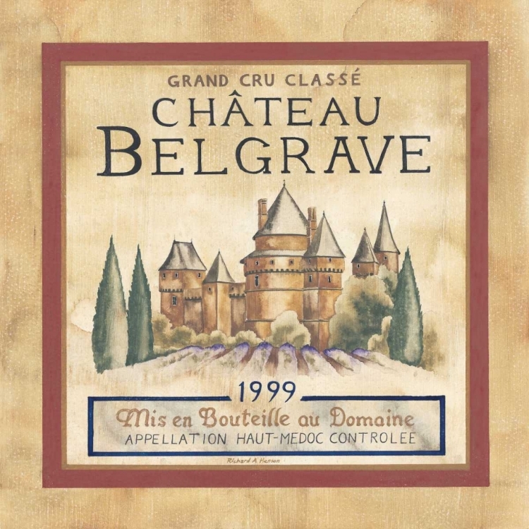 Picture of CHATEAU BELGRAVE 1999