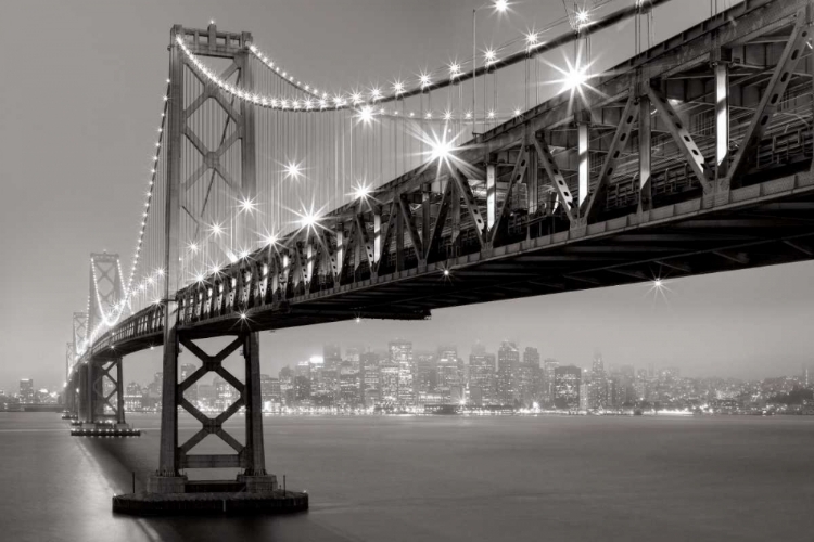 Picture of BAY BRIDGE AT NIGHT