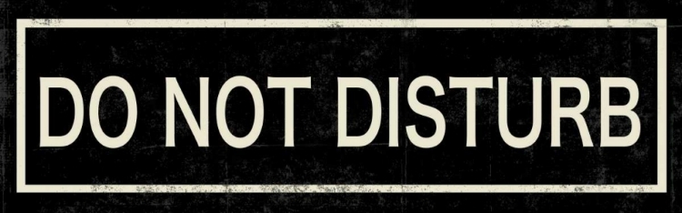 Picture of DO NOT DISTURB