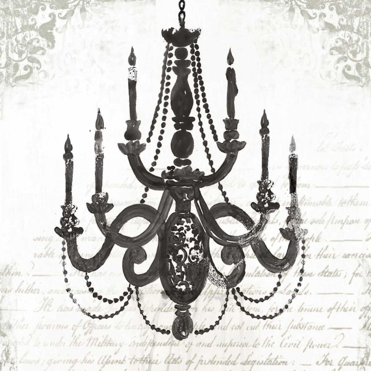 Picture of BLACK CHANDELIER I