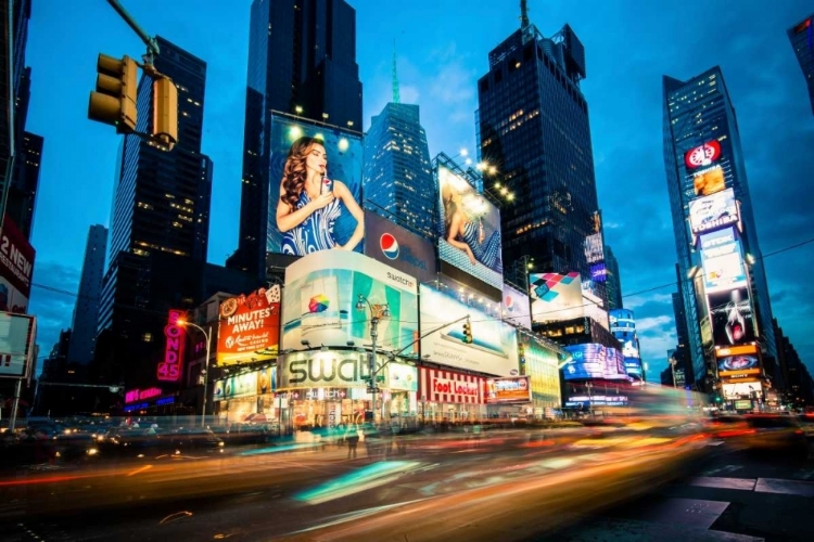 Picture of TIMES SQUARE RAYS OF LIGHT III