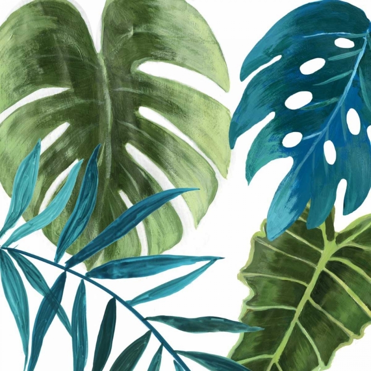 Picture of TROPICAL LEAVES I