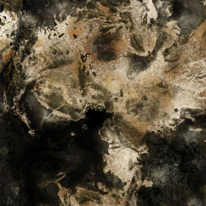 Picture of GOLD MARBLED ABSTRACT I