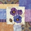 Picture of TILED POPPIES II - PURPLE