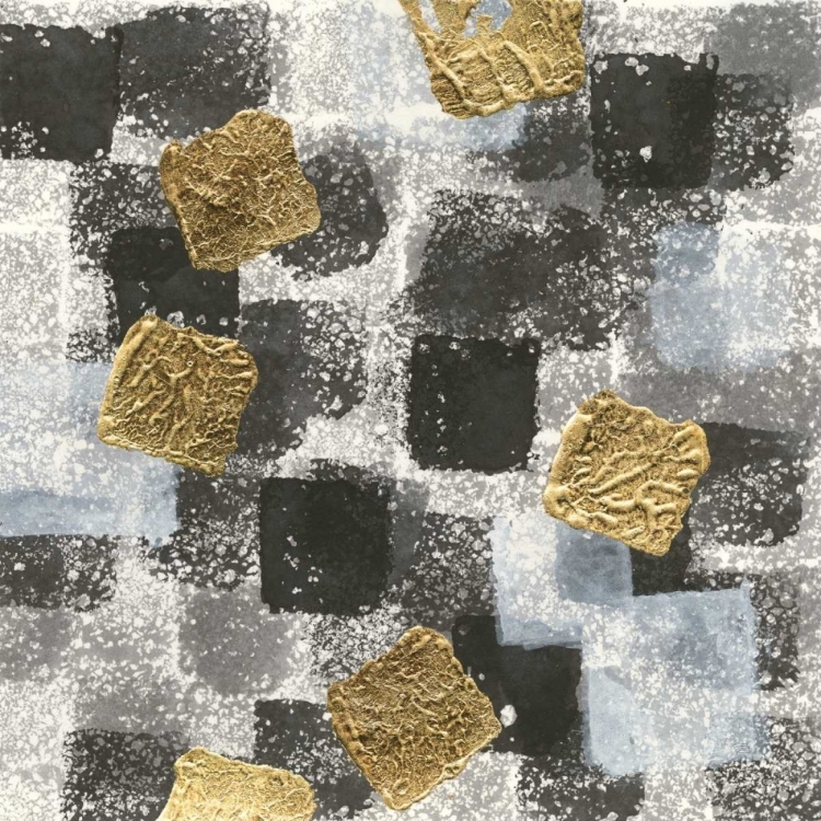 Picture of GOLD SQUARES I