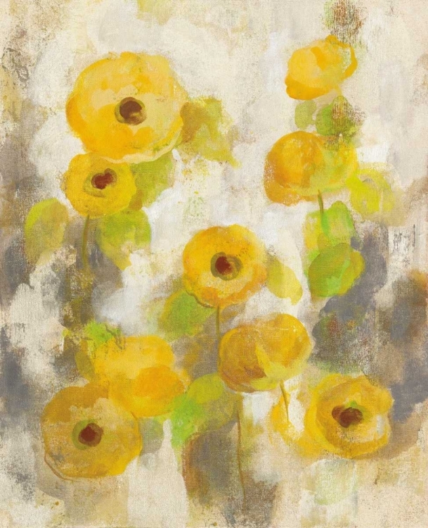 Picture of FLOATING YELLOW FLOWERS II