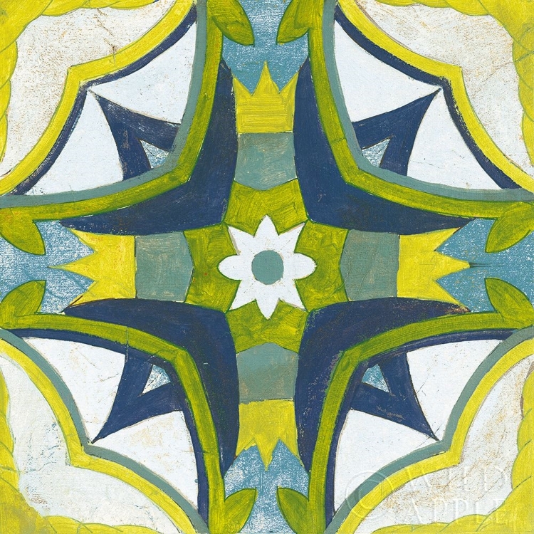 Picture of ANDALUCIA TILES E BLUE AND YELLOW