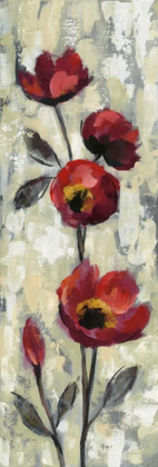 Picture of SIMPLE RED FLORAL I