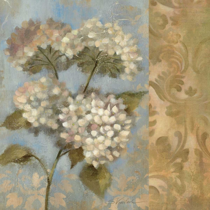Picture of HYDRANGEA ON SOFT BLUE WAG