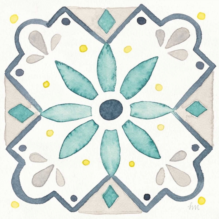 Picture of GARDEN GETAWAY TILE V WHITE