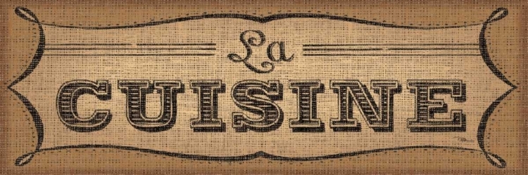 Picture of LA CUISINE BURLAP II