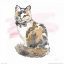 Picture of FANCY CATS II WATERCOLOR