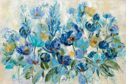 Picture of SCATTERED BLUE FLOWERS