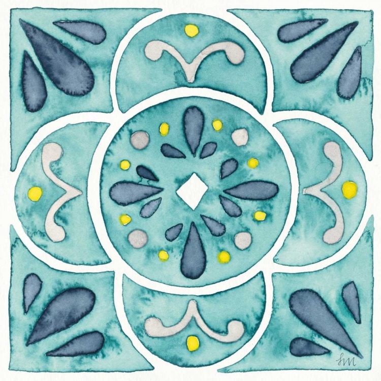 Picture of GARDEN GETAWAY TILE VII TEAL