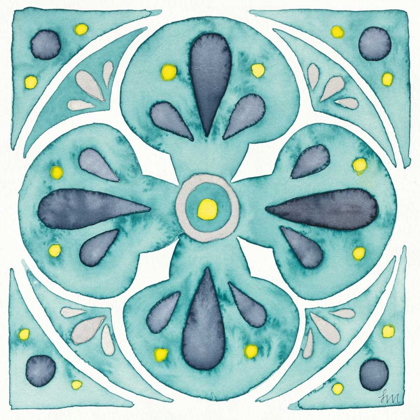 Picture of GARDEN GETAWAY TILE VI TEAL