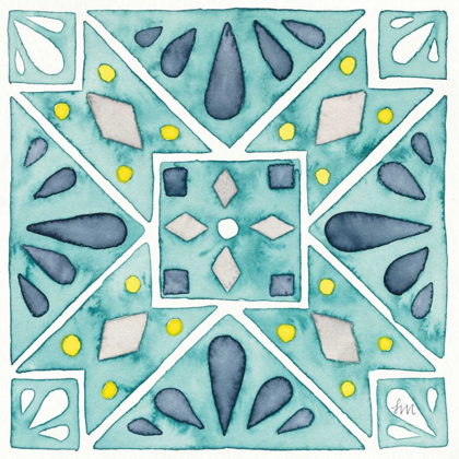 Picture of GARDEN GETAWAY TILE IX TEAL