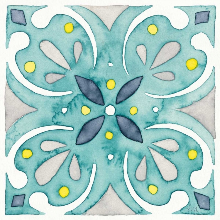 Picture of GARDEN GETAWAY TILE IV TEAL