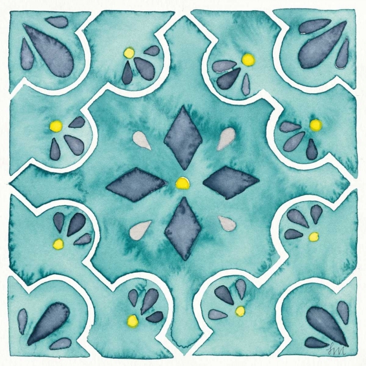 Picture of GARDEN GETAWAY TILE II TEAL