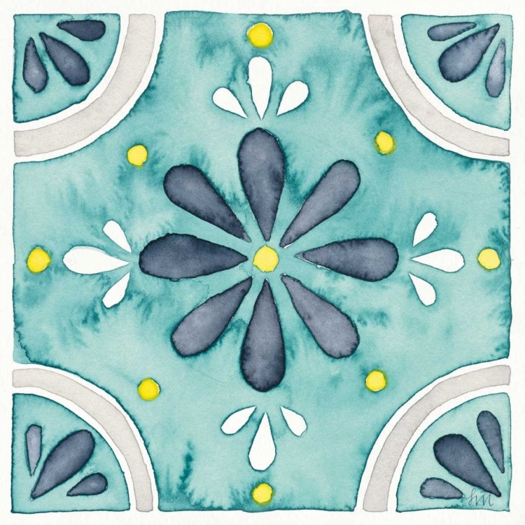 Picture of GARDEN GETAWAY TILE I TEAL