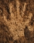 Picture of CA, OWENS VALLEY, BISHOP PREHISTORIC HANDPRINT