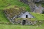 Picture of ICELAND, SKOGAR A SOD-COVERED ROOF ON A SHED