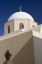 Picture of GREECE, SANTORINI CHURCH DOME AGAINST BLUE SKY