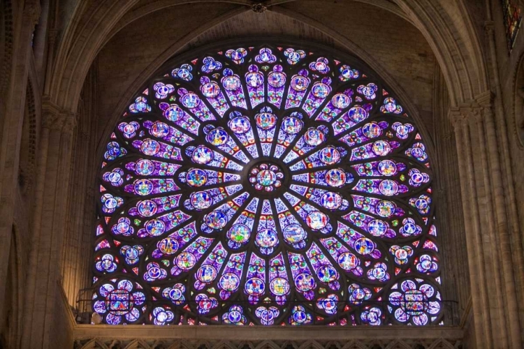 Picture of FRANCE, PARIS NOTRE DAME CATHEDRAL INTERIOR