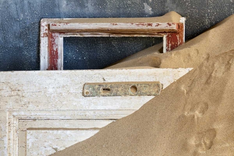 Picture of NAMIBIA, KOLMANSKOP DOOR AND WINDOW FRAME