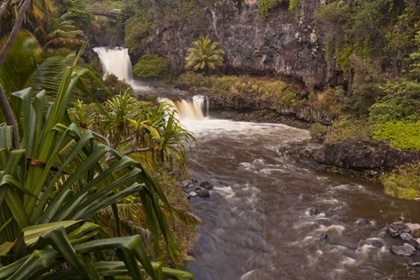 Picture of HI, MAUI, HALEAKALA NP, SEVEN SACRED POOLS