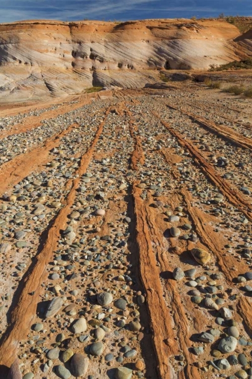 Picture of UTAH, GLEN CANYON PATTERN IN SANDSTONE FORMATION