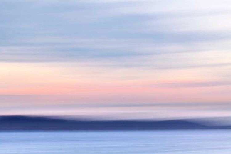 Picture of WASHINGTON, HOOD CANAL ABSTRACT OF OCEAN AND SKY