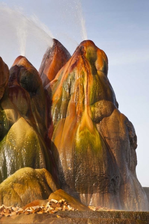 Picture of NEVADA, BLACK ROCK DESERT VIEW OF THE FLY GEYSER