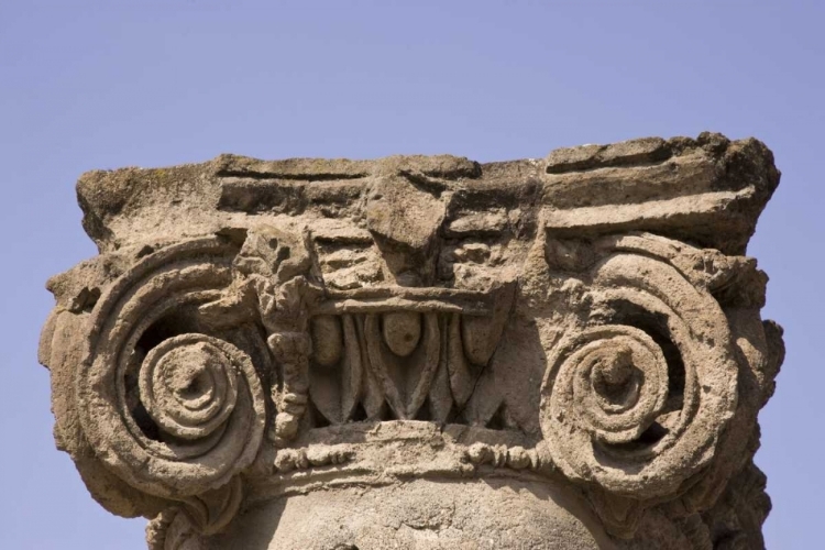 Picture of ITALY, POMPEII DETAILS OF A COLUMN PEDESTAL