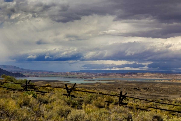 Picture of MONTANA LANDSCAPE OF FLAMING GORGE NRA