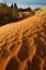 Picture of UTAH, MONUMENT VALLEY SAND DUNES WITH TOTEM POLE