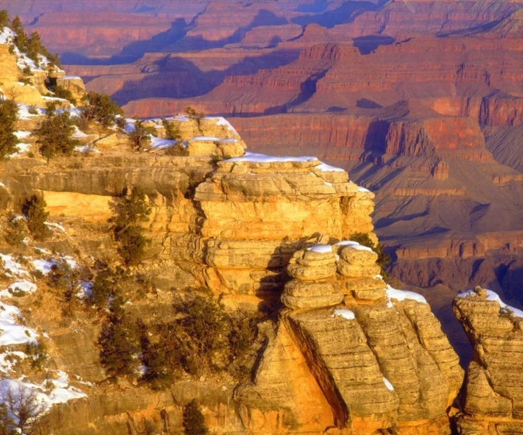 Picture of USA, ARIZONA, GRAND CANYON NP IN WINTER